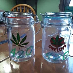Handmade Small Personalized Mason Jars